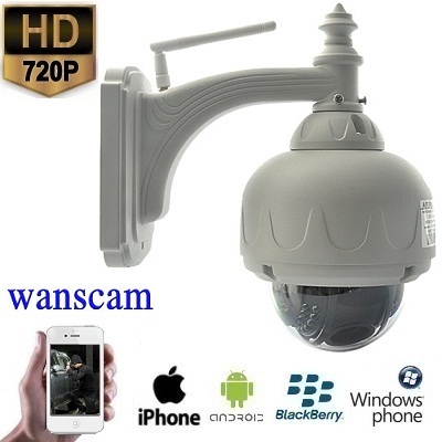 Dagaanbieding - IP WIFI PTZ 3x Zoom Dome Camera HD dagelijkse koopjes