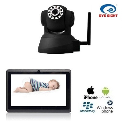 Dagaanbieding - IP Camera met WIFI Babyfoon + 7 Inch Tablet dagelijkse koopjes