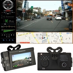 HD 1080P Car Camera DVR LCD GPS
