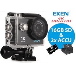 EKEN H9R WIFI Actioncam 4K + Extra Batterij